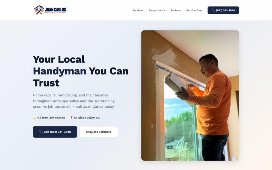 Handyman services website